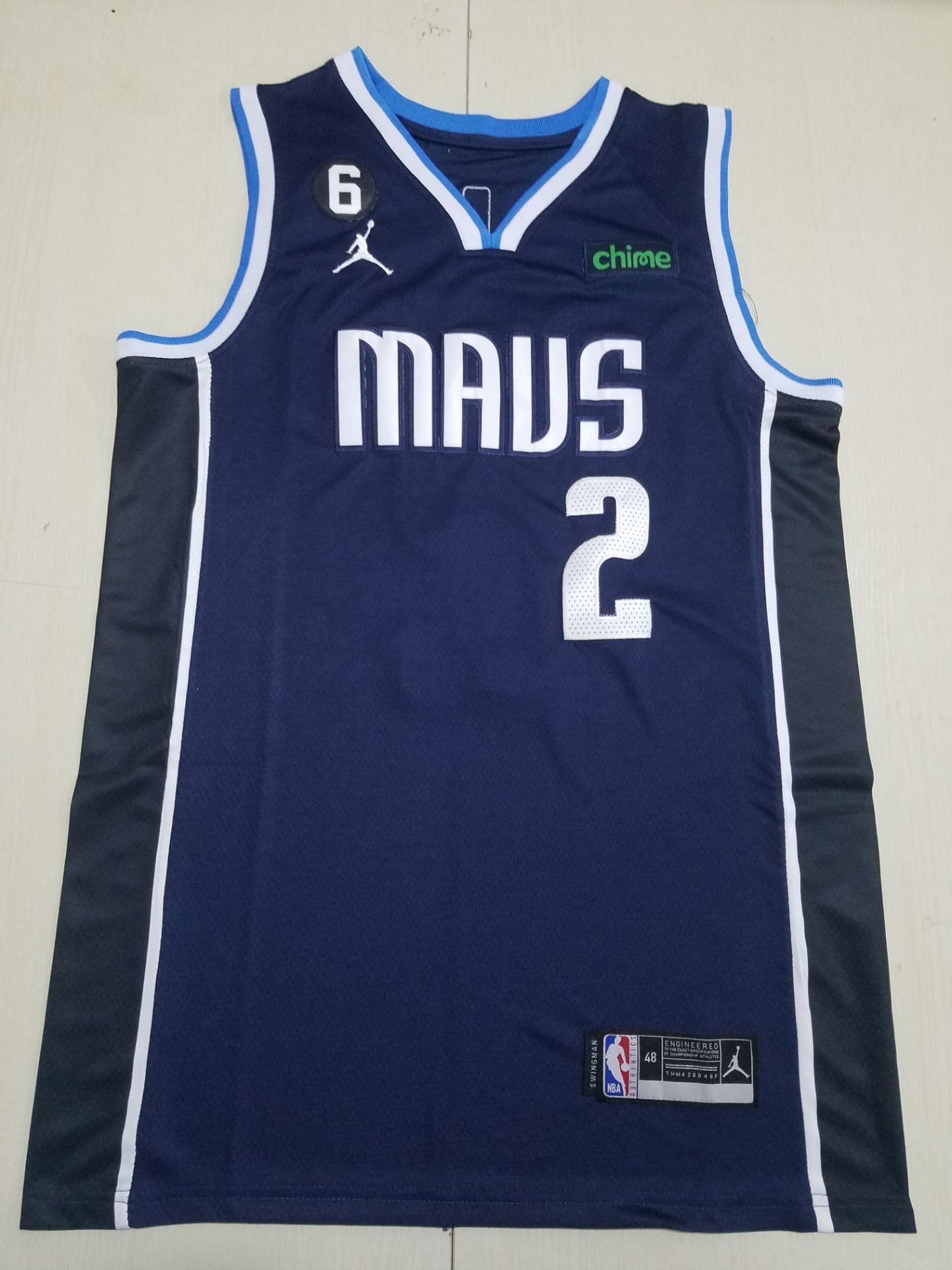 Men Dallas Mavericks #2 Irving Navy blue Game 2023 NBA Jersey->dallas mavericks->NBA Jersey